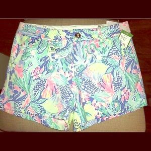 Lilly Pulitzer mermaid cove knit Callahan shorts